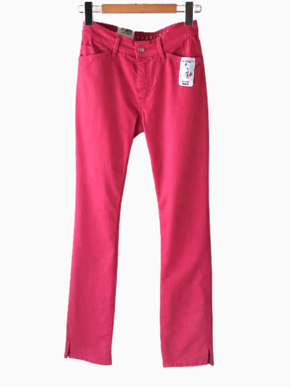 MAC Dream Summer Straight Stretch Jeans Pink Red stretch Size 4 6 W27 EU 34 NWT